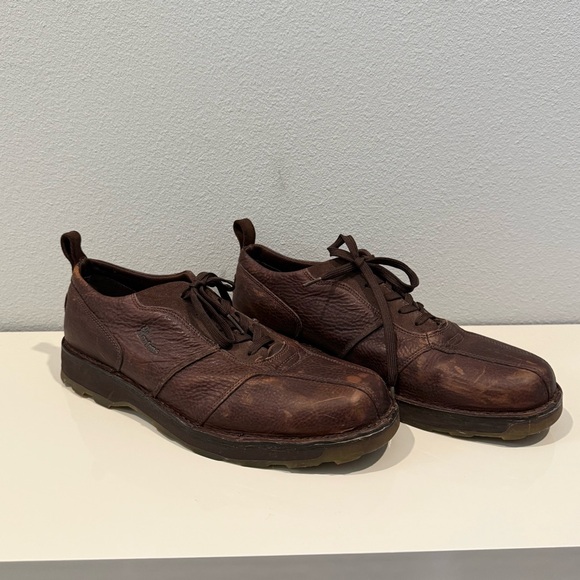 Dr Martens Brown Leather Casual Oxford Comfort Shoes Men\'s Size 14
